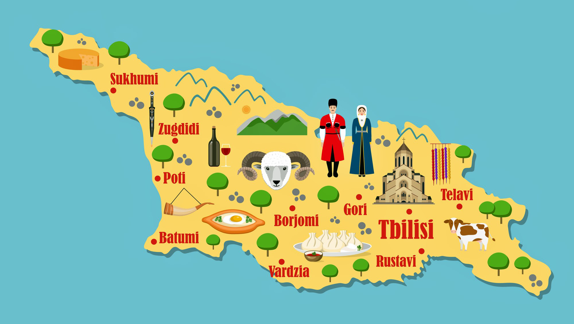 georgia map